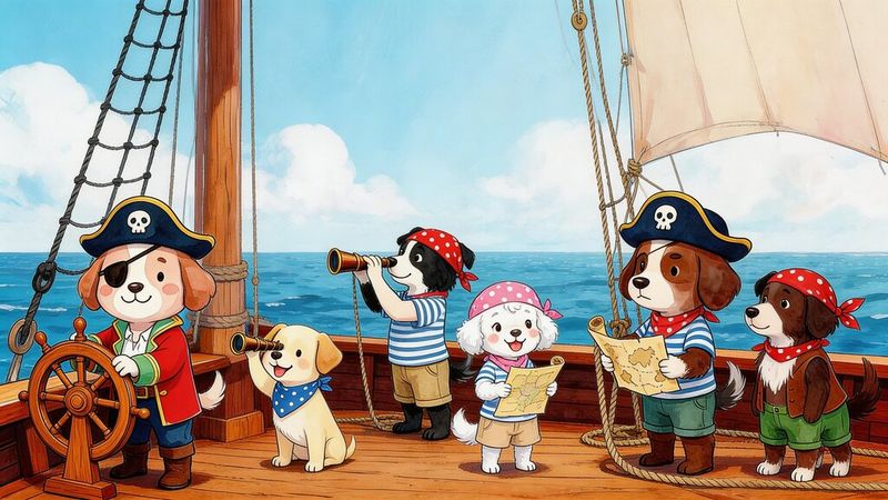 Adventure Storybook illustration example 3