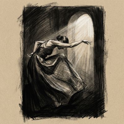 Charcoal Drama style preview