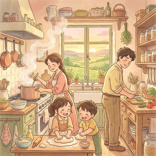 Classic Anime (Ghibli) illustration example 3