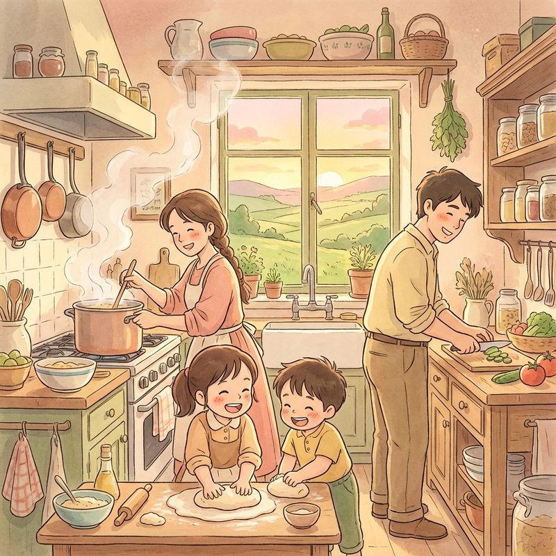 Classic Anime (Ghibli) illustration example 3