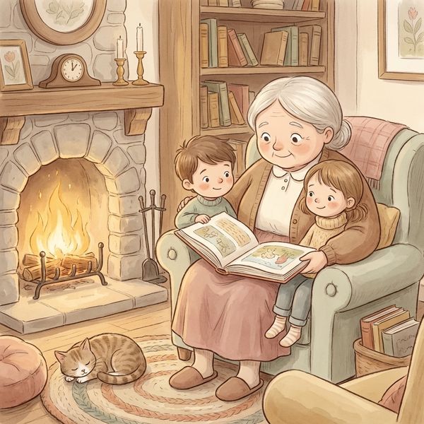 Cozy Storybook illustration style preview