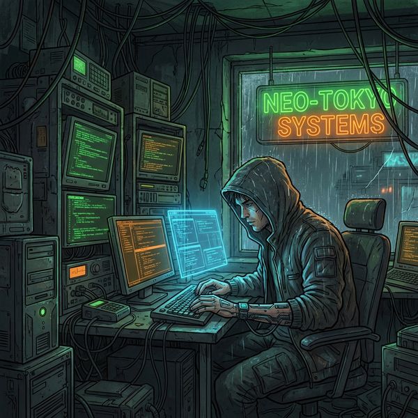 Cyberpunk Edge illustration style preview
