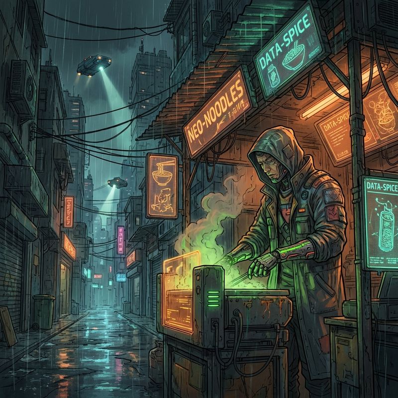 Cyberpunk Edge illustration example 2