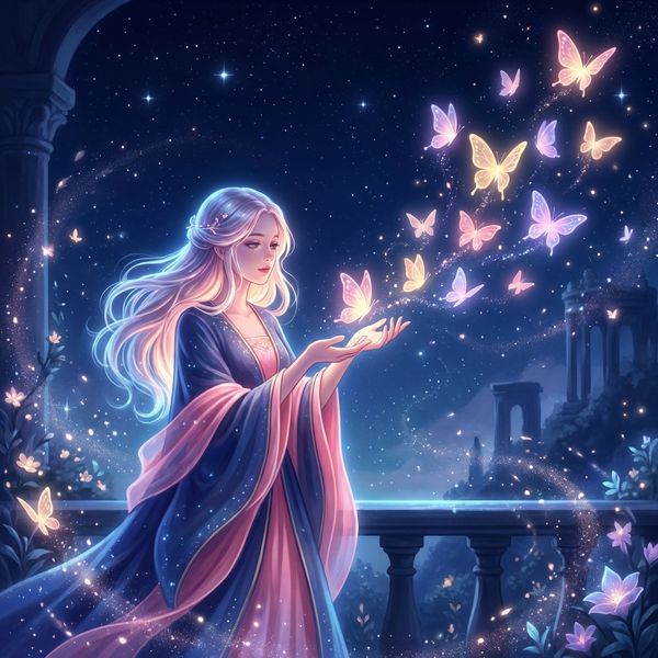 Glowing Dreams illustration style preview