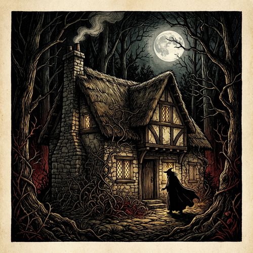 Gothic Fairytale illustration example 3