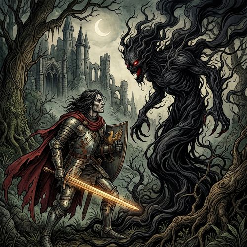 Gothic Fairytale illustration example 4