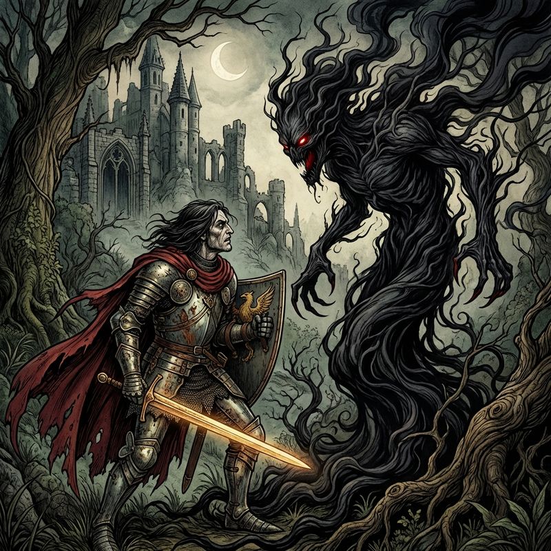 Gothic Fairytale illustration example 4