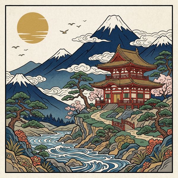 Japanese Woodblock example 3