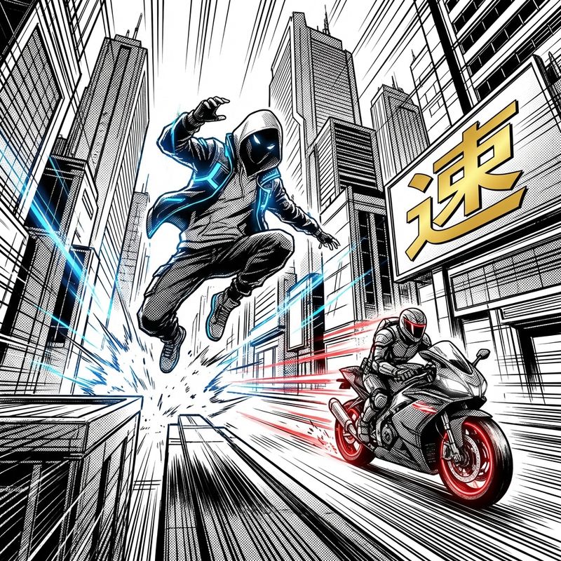 Manga Action illustration example 2