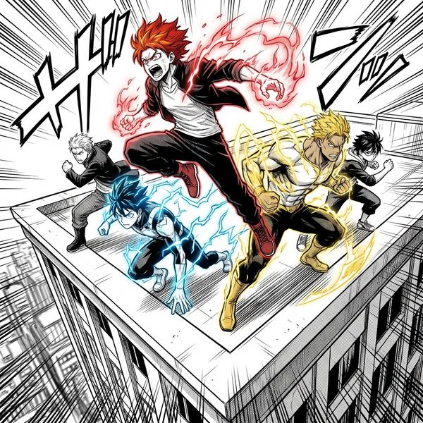 Manga Action example 3