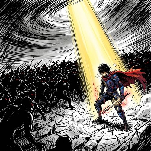 Manga Action illustration example 4