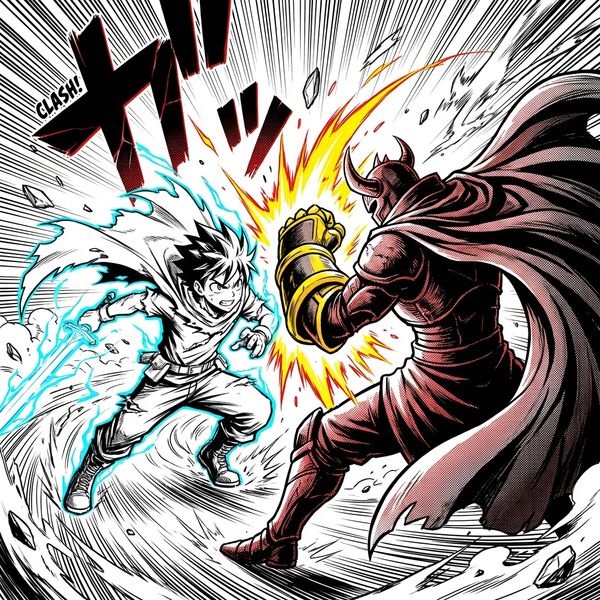 Manga Action example 4