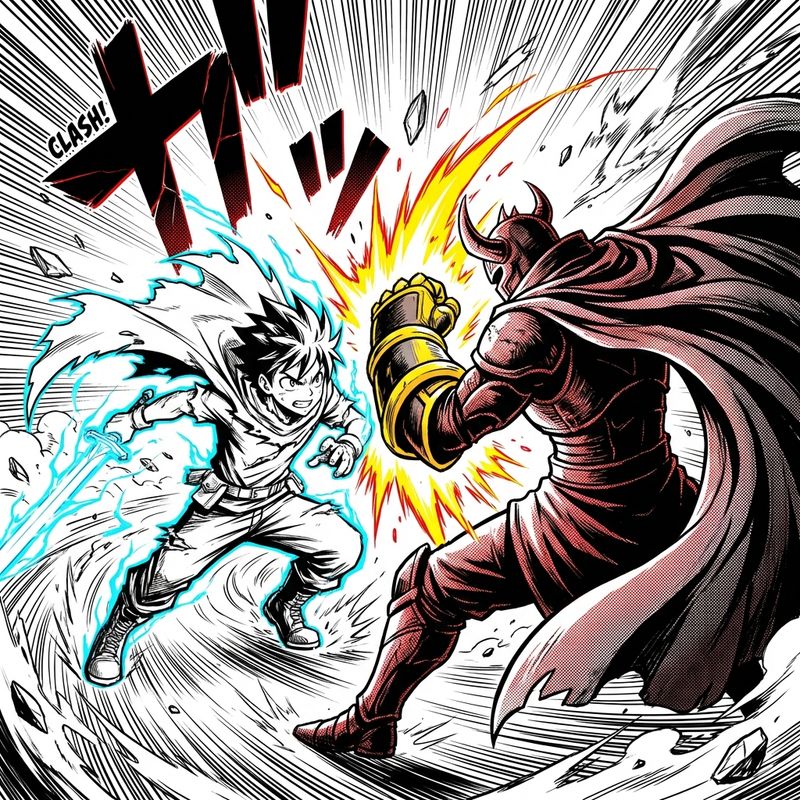 Manga Action illustration example 4