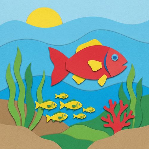 Paper Cutout illustration example 3