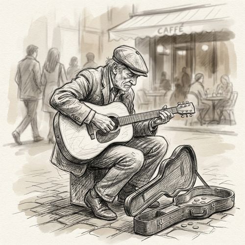 Pencil Sketch illustration example 2
