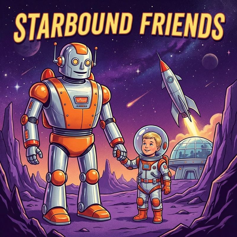 Retro Sci-Fi illustration example 3