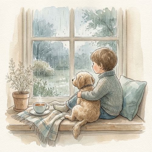 Scandinavian Watercolor illustration example 3