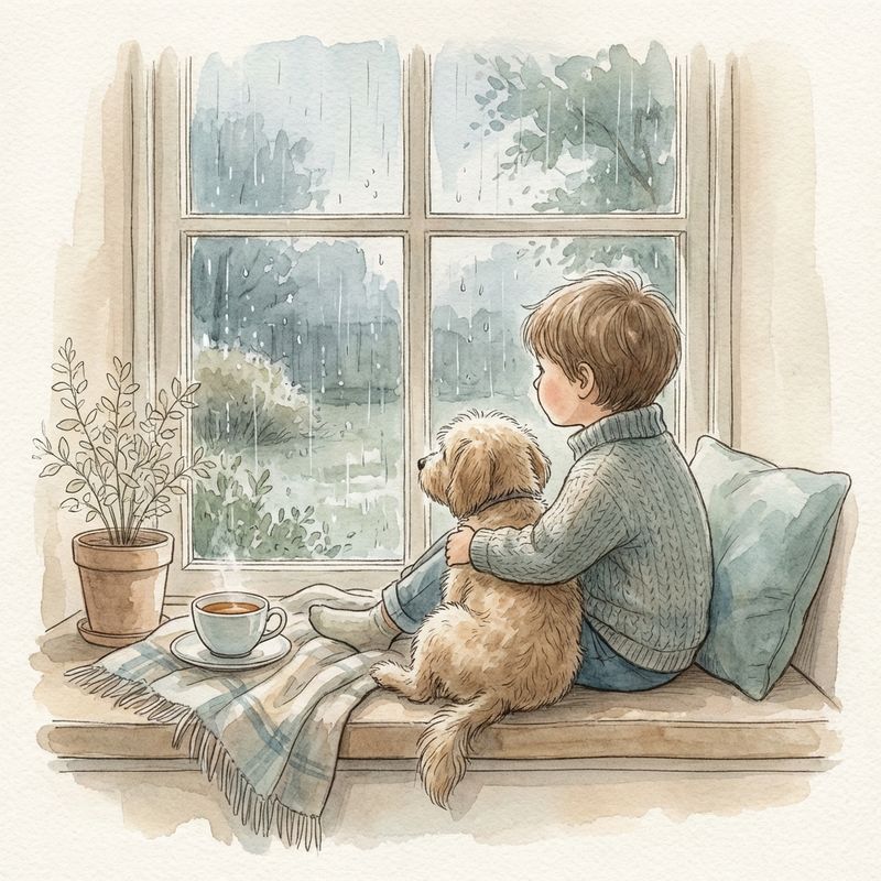 Scandinavian Watercolor illustration example 3