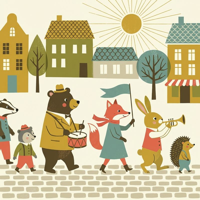 Vintage Nursery illustration example 3