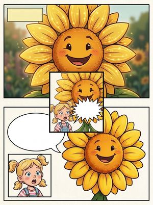 Strona komiksu do nauki czytania 4